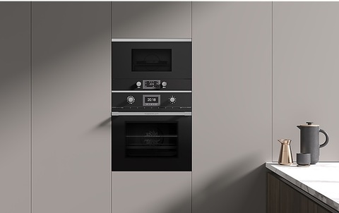 Комбинированный духовой шкаф с паром Kuppersbusch BD 6340.0 KSM6 MattBlack — фото 2