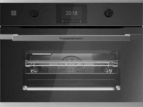 Компактный духовой шкаф с СВЧ Kuppersbusch CBM 6350.0 GPH 2 Black Chrome