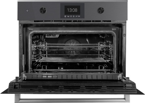 Компактный духовой шкаф с СВЧ Kuppersbusch CBM 6350.0 GPH 2 Black Chrome — фото 2