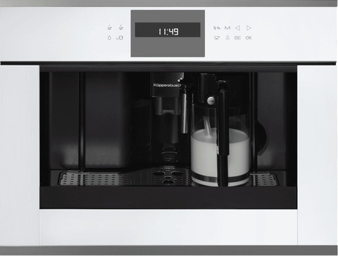Встраиваемая кофемашина Kuppersbusch CKV 6550.0 W3 Silver Chrome
