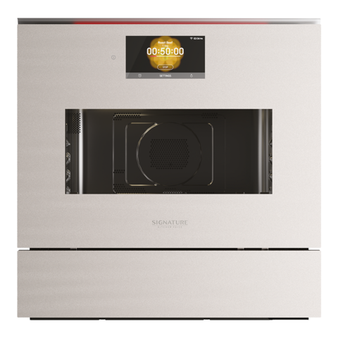 Духовой шкаф с микроволнами и паром Signature Kitchen Suite, 45 см, серебро — фото 2