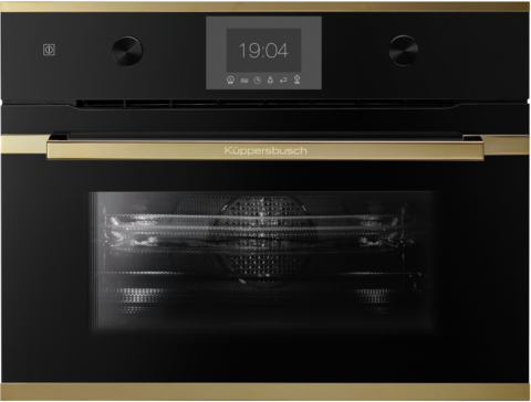 Компактный духовой шкаф с СВЧ Kuppersbusch CBM 6350.0 S4 Gold