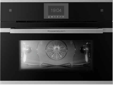Компактный духовой шкаф с паром Kuppersbusch CBD 6550.0 S1 Stainless steel