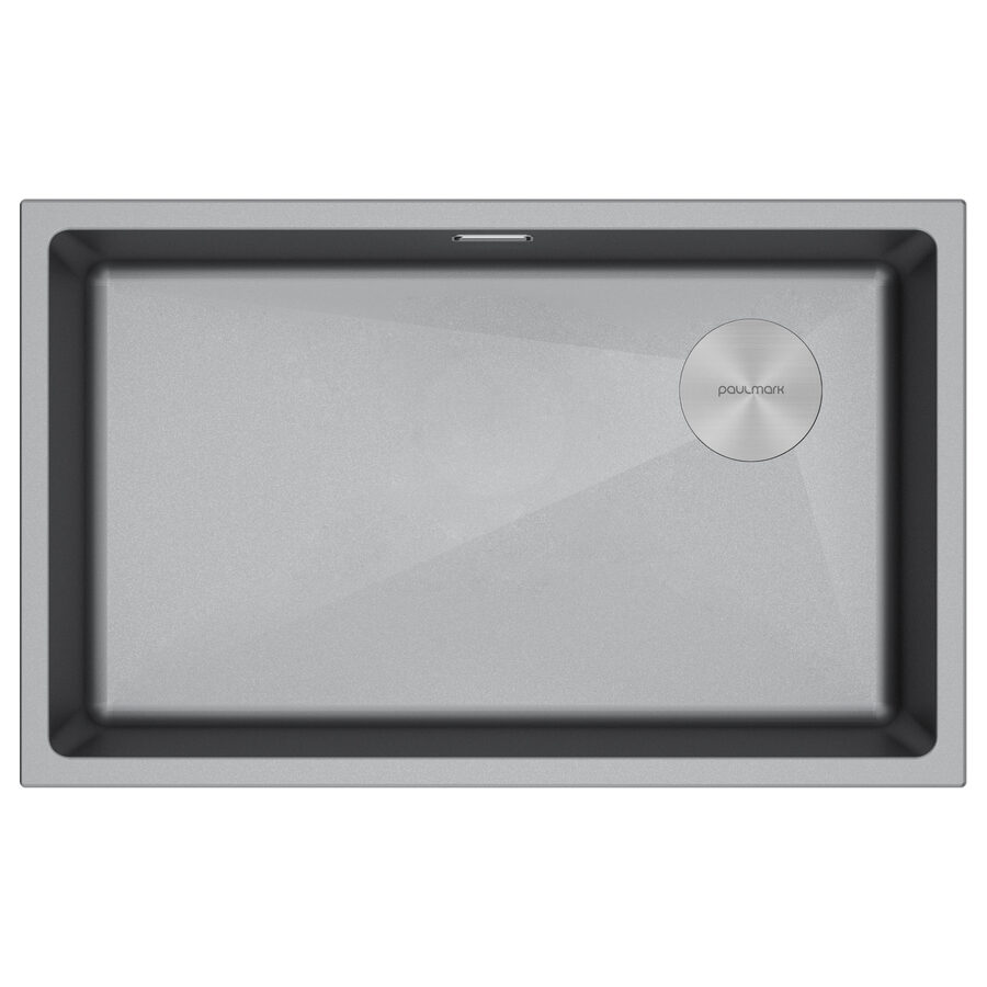 LUMI 74UNI-SKEW, серый металлик, 740х440 мм
